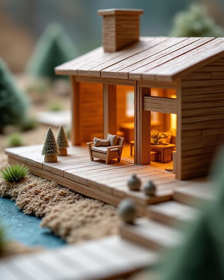 Detalles y acabados de precisión en modelos arquitectónicos
